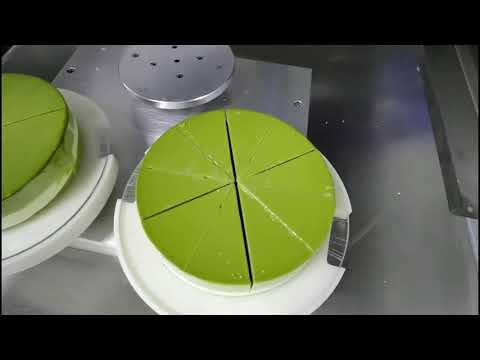 Versatile round cake cutting machine cheesecake cutter