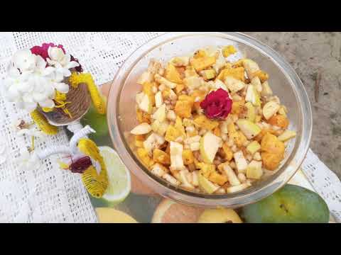 TASTY FRUIT CHART | MADE WITH FRESH FRUITS| BY VILLAGE FOOD TREASURE |