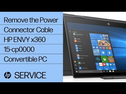 Remove the Power Connector Cable | HP ENVY x360 15-cp0000 Convertible PC | HP