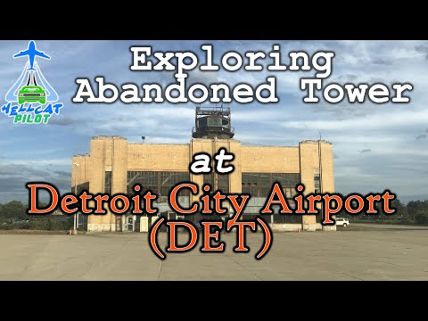 Exploring the Abandoned Tower at Detroit City Airport