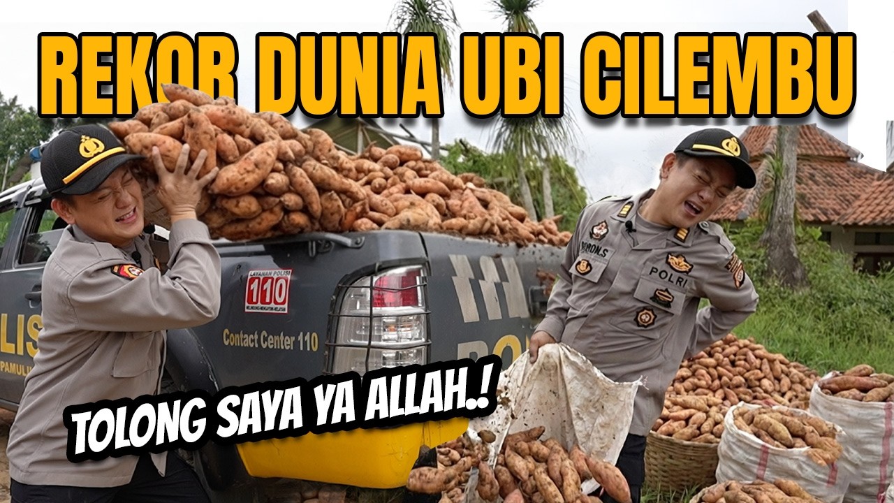 JADI POLISI GADUNGAN BUAT TAKJIL KOLAK UBI SAMPE PECAHIN REKOR MURI!