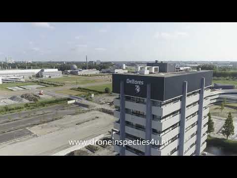 Drone gevelinspectie Deltares