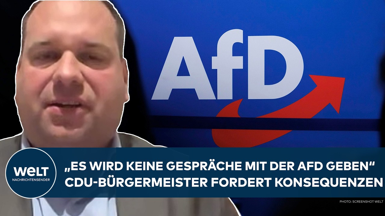AFD-ANSAGE: Brandmauer-Debatte eskaliert! CDU-Bürgermeister fordert Konsequenzen! "Keine Gespräche!"