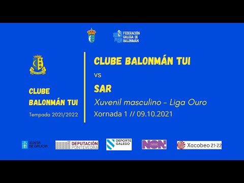 Balonman Tui VS SA. Juvenil Masculino. Liga Oro. Jornada 1. 9.10.2021