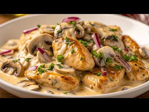 Omas liebstes Pilz-Hähnchen! 👵🍗 So zart & cremig – ein echtes Familienrezept ✨