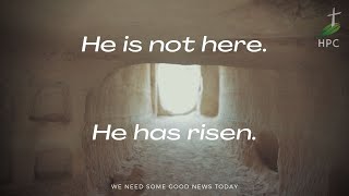 He is not here. Mark 16:3-6