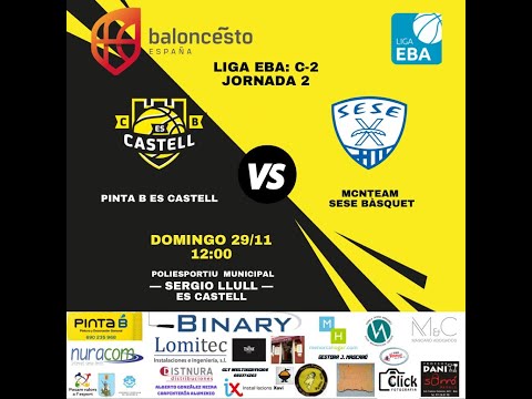 Pinta B Es Castell vs Sese Bàsquet, Liga Eba 20/21, Jornada 02