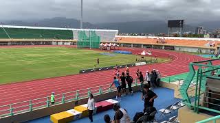 111年全國田徑錦標賽　男子100公尺預賽3  王偉旭屏東縣10.45  趙敬民臺中市10.57