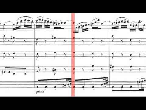 BWV 1041 - Violin Concerto in A Minor (Scrolling)