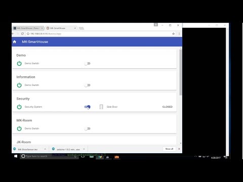 MQTT OpenHAB ESP8266門/窗傳感器。軟件（使用WINDOWS (MQTT OpenHAB ESP8266 Door / Window Sensor: Software (Using WINDOWS))