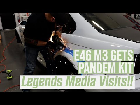 E46 M3 Gets Pandem Kit and Legends Media Visit!!