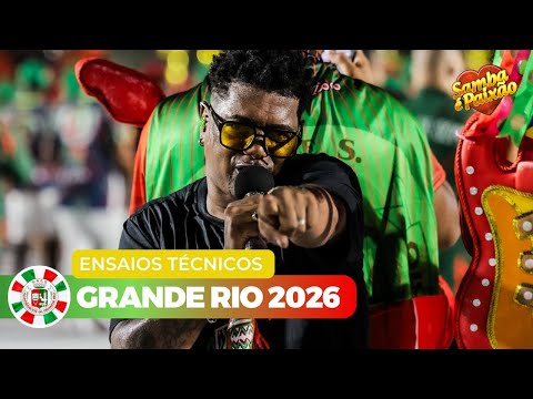 Ensaios Técnicos 2026 | Grande Rio Versão Especial 2º Ensaio (4K)