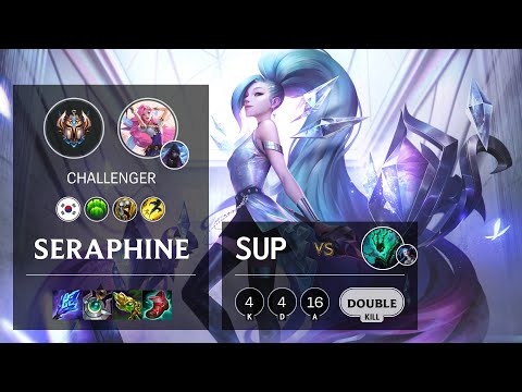 Seraphine Support vs Thresh - KR Challenger Patch 11.4