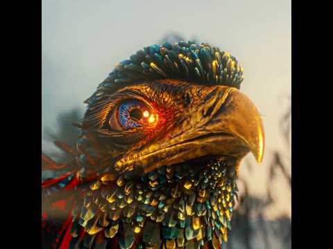 Upon The Magic Roads (2021) | Burning feathers. 🪽🔥#shorts  #movie