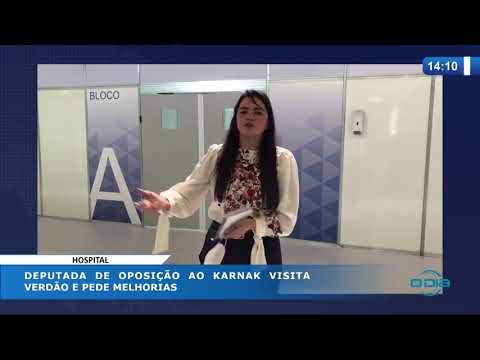 O DIA NEWS 21 04 20  Teresa Britto, deputada da oposicão, visita o VerdaÌƒo e pede melhorias