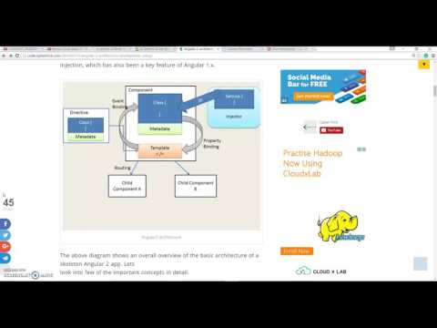 Angular 2 Tutorial 1 Architectural Overview