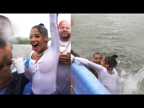 YAILIN SE TIRA DE LA YOLA EN PLENO VIAJE ! El panda quiere lio con todo el mundo !