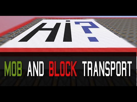 Block & Entity Conveyor: Fast, Versatile, Easy to build! | No Mods/Commands | Minecraft 1.12+
