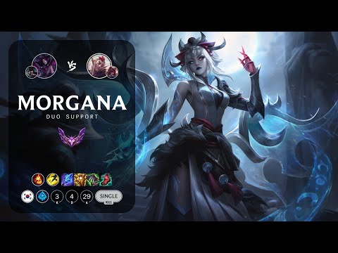 Morgana Support vs Rakan - KR Master Patch 13.19