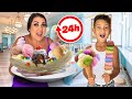 Eating Only ICE CREAM for 24 HOURS!🍦