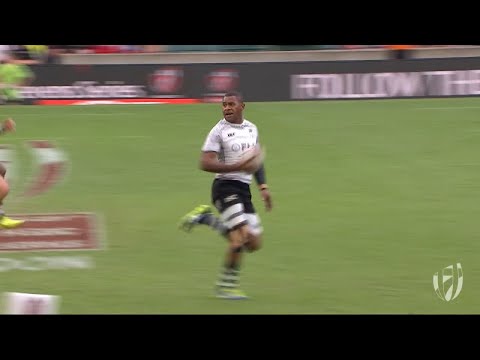 Jasa Veremalua scores a stunning try for Fiji in London Cup final!