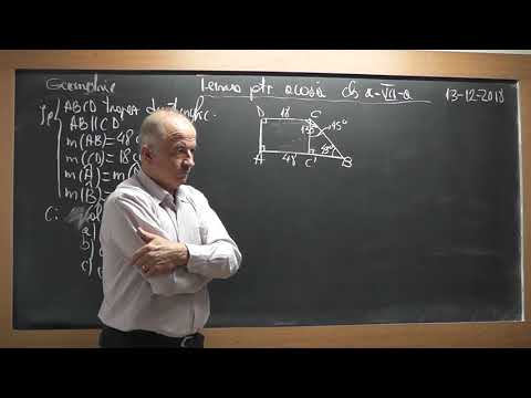 2/3 1771 Clasa 7 - Trapez isoscel Romb Paralelogram Aria triunghiului Linii importante in triunghi