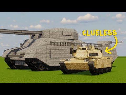 secretly bringing the P.1000 Ratte to a normal tank battle