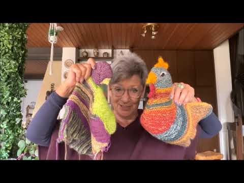 Maschenbilder 207 - Hühner bringen Freude, andere wollige Accessoires ebenso