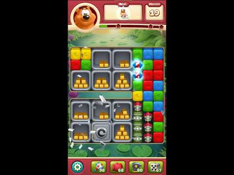 Toon Blast Level 3275 - NO BOOSTERS 🐻🐺🐱 | SKILLGAMING ✔️