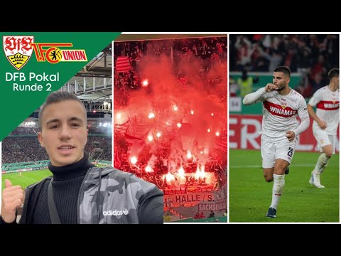 VFB NICHT zu bremsen! | VFB Stuttgart - Union Berlin | DFB Pokal Runde 2 | Stadion Vlog #26