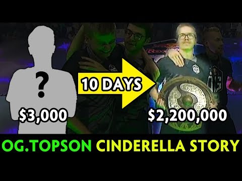OG.Topson — from no one to TI8 champion in 10 DAYS