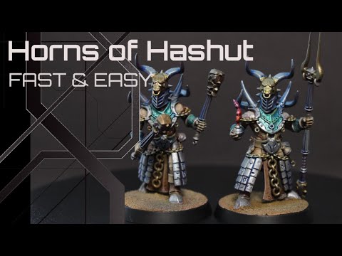 Getting started with WARCRY? Speedpaint the HORNS of HASHUT Warband