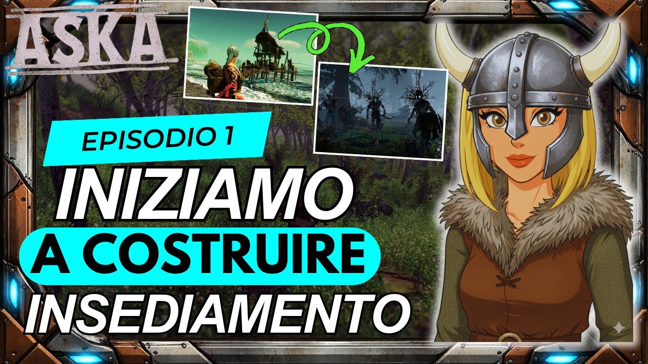 Aska: iniziamo a costruire il nostro insediamento gameplay survival