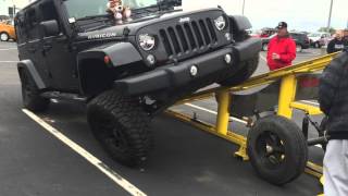 Kathy's first time on RTI ramp in her JKU Kathy's first time on RTI ramp in her JKU