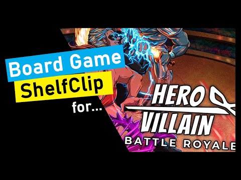 ShelfClips: Hero or Villain Battle Royale (Short Board Game Preview)