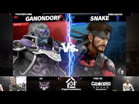 Panda Smash Monday 4/1/19 - LKD(DK/Ganondorf) VS Typo| T-Rex(Snake)- Winners Quarters
