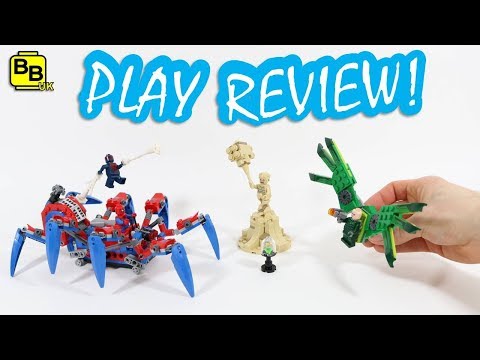 PLAY REVIEW!! LEGO SPIDER-MAN SPIDER CRAWLER 76114 REVIEW