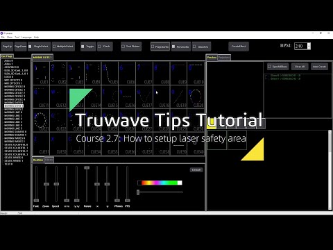 Truwave Tutorial Video - 7. How to setup laser safety area