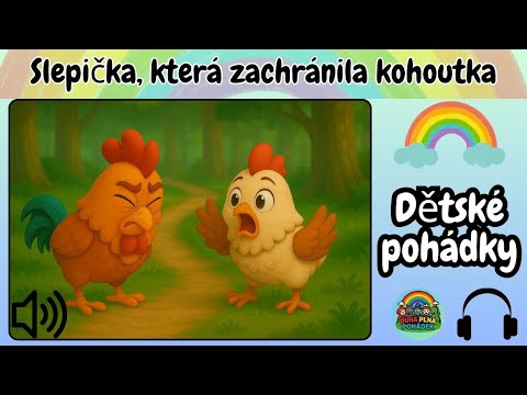 Slepička, která zachránila kohoutka 🌈🎒 | Pohádka z Duhy plné pohádek
