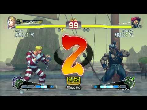 SSF4 AE: Sasaki (Cody) vs Tokido (Akuma) - Ranked Match (720p HD)