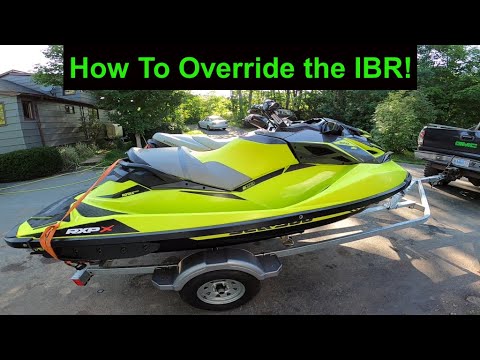 Seadoo IBR How To Override!! Rxp X 300 Intelligent Brake Reverse Bucket Overside for Maintenance