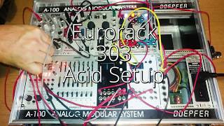 Testing Eurorack TB 303 Acid Setup Style