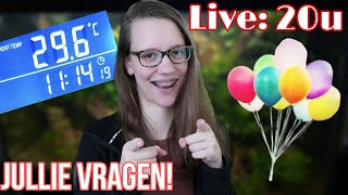 LIVE: 20u HITTEGOLF en AQUARIA, Jullie VRAGEN + Ik ben JARIG!  //Nickey//