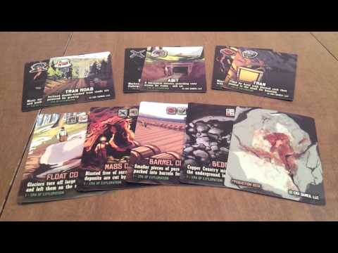 Learn to Play Copper Country - Capital and Production Cards