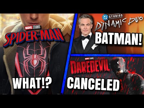 Spider-Man Insane Scrapped Plans, Chris Pine Batman, Daredevil Cancelled & MORE!!