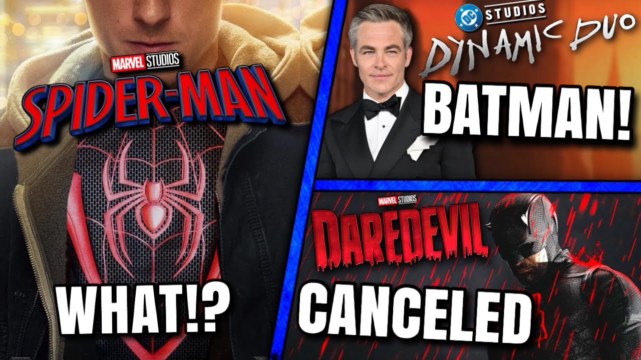 Spider-Man Insane Scrapped Plans, Chris Pine Batman, Daredevil Cancelled & MORE!!