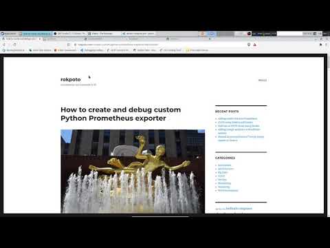 How to create and debug custom Python Prometheus exporter