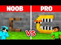 Minecraft NOOB vs PRO: TINY ALPHABET LORE Build Challenge