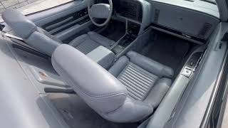 1990 Buick Reatta Convertible Interior Tour