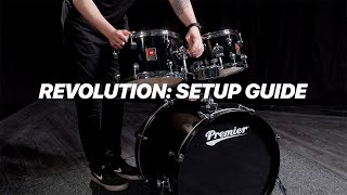 Video thumbnail for Revolution: Step-by-Step Setup Guide | Premier Drums by Premier Drums